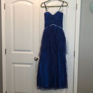 Blue gown/prom/pageant dress